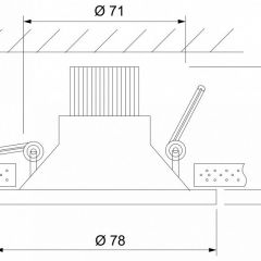 Встраиваемый светильник Elektrostandard 15266/LED a055720 | фото 3